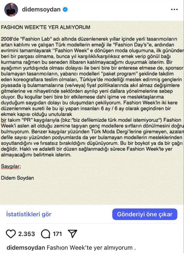"Boykot bir duruştur," diyen Didem Soydan, hakkını aramak için nelerden vazgeçtiğini anlattı 6